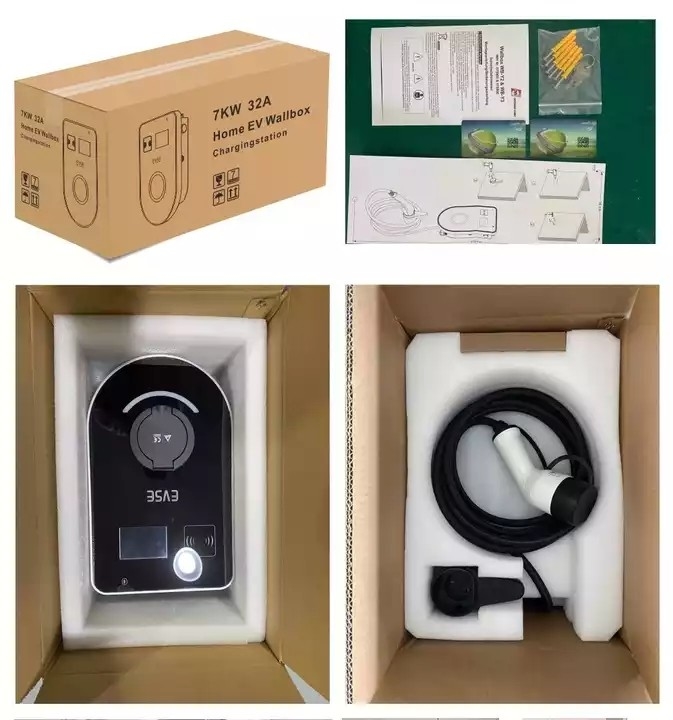 32A зарядная станция уровня 2 общественная коммерчески EV с OCPP 1,6 Wifi 4G