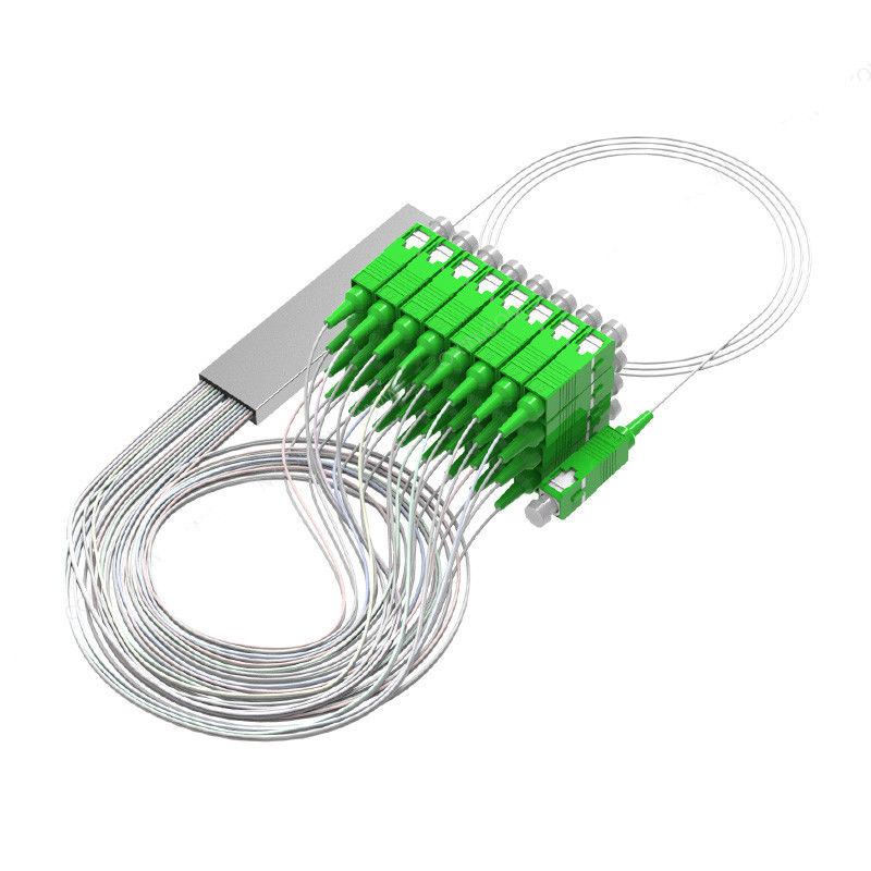 Тип оптически стальной трубки Splitter 0.9mm PLC оптического волокна PSM 1X16 мини