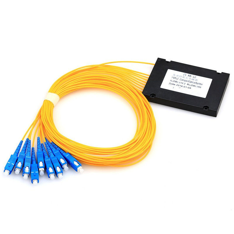 Тип коробки ABS Splitter 1x8 PLC стекловолокна FTTB FTTH SC/UPC