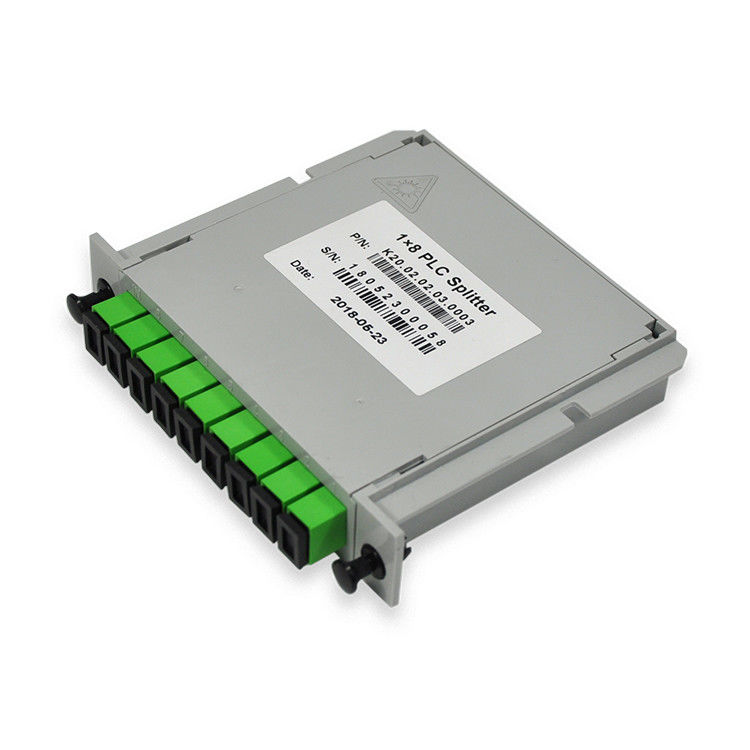 тип DIN 1X8-PLC кассеты 1*8 Splitter PLC оптического волокна SC/APC 1m
