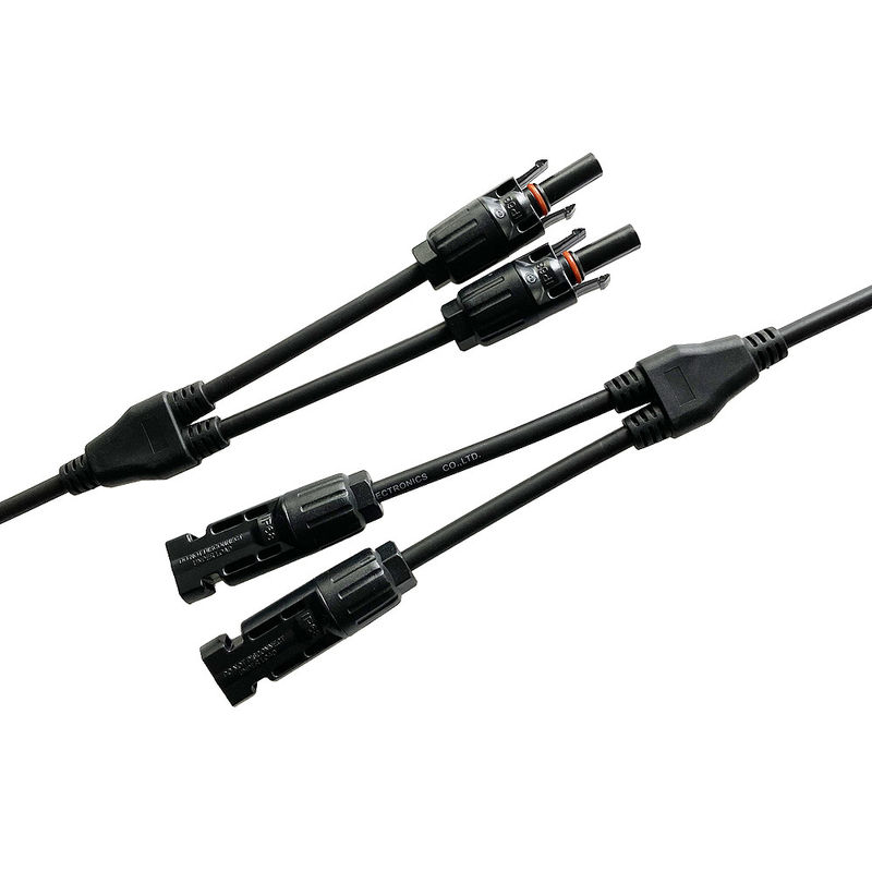 4 в 1 соединителе 1pin провода соединителя 30A MC4Y солнечном PV электрическом