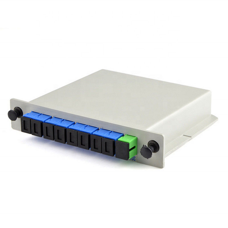Тип длина волны Splitter 1*8 PLC оптического волокна DIN 1X8-PLC SC/UPC 1260nm-1650nm