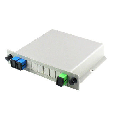 PLC DIN 1X2 Splitter PLC оптического волокна SC UPC для сети FTTX/FTTH