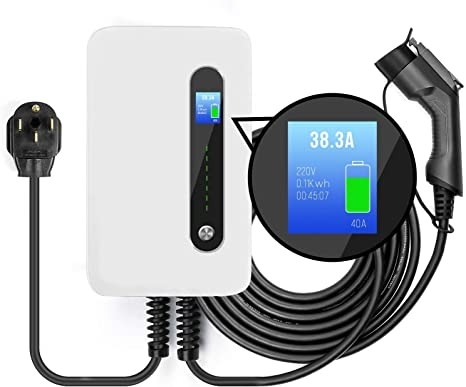 240V 9.6kW 40 станция заряжателя портативной машинки EV уровня 2 Amp со штепсельной вилкой