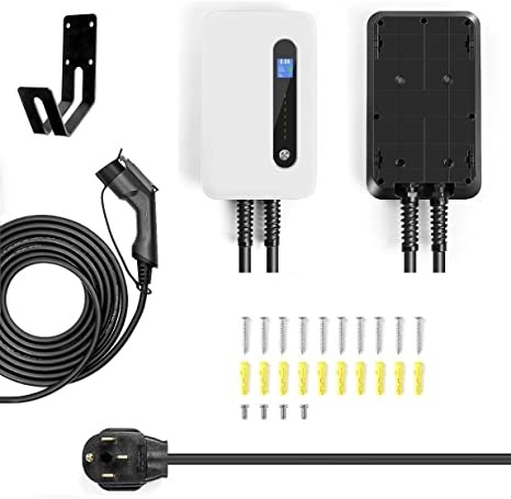 240V 9.6kW 40 станция заряжателя портативной машинки EV уровня 2 Amp со штепсельной вилкой