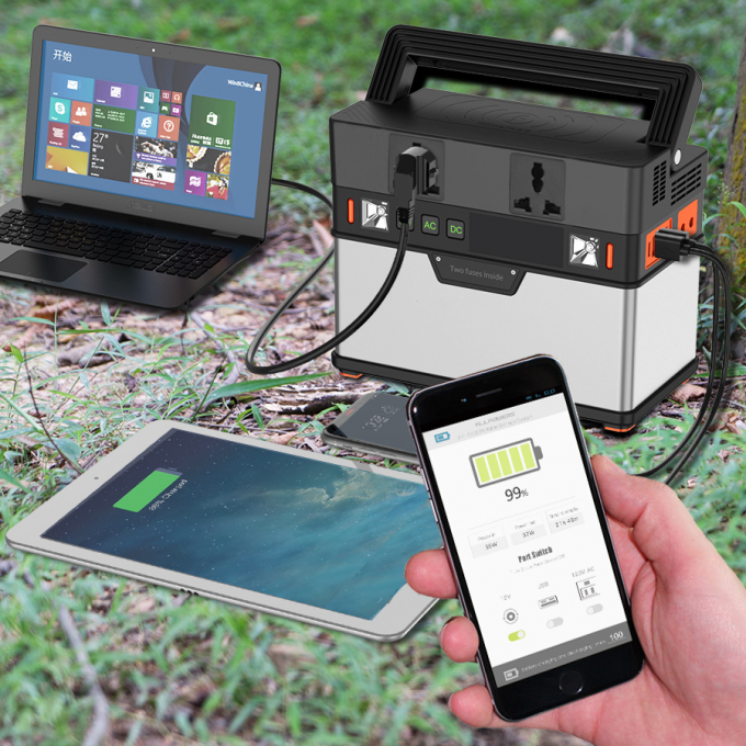 электростанция батареи 185200mAh портативная 3